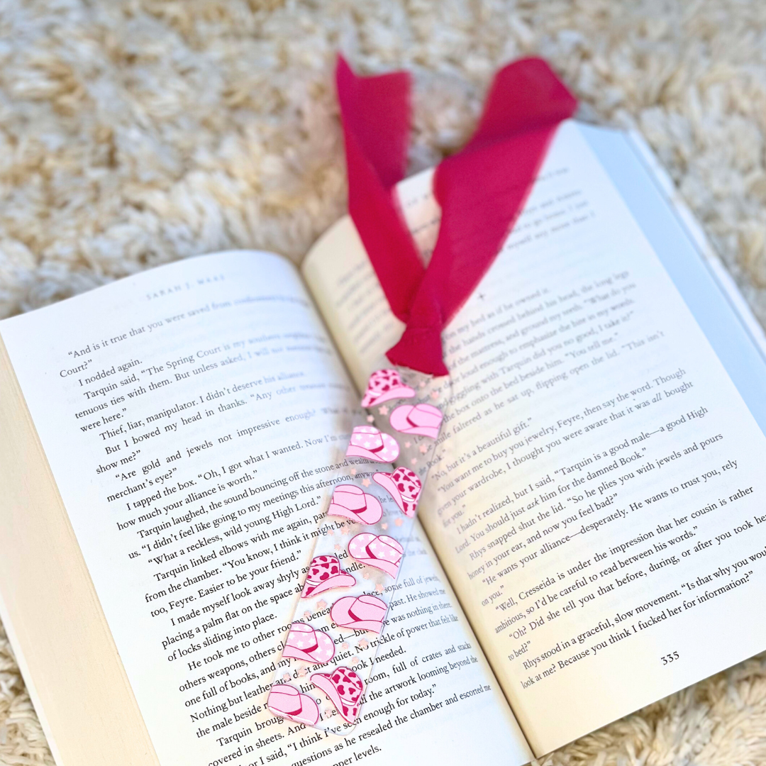 Cowgirl Acrylic Bookmark