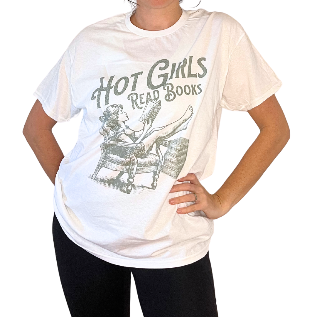Hot Girls Read Books Tshirt