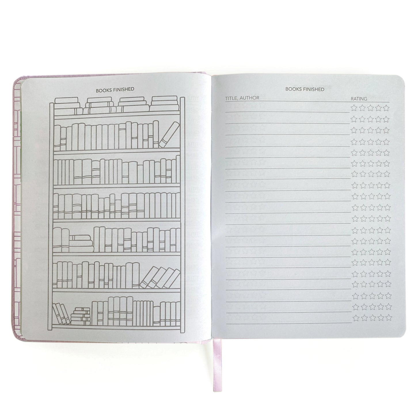 Well Read Reading Journal in Lavender