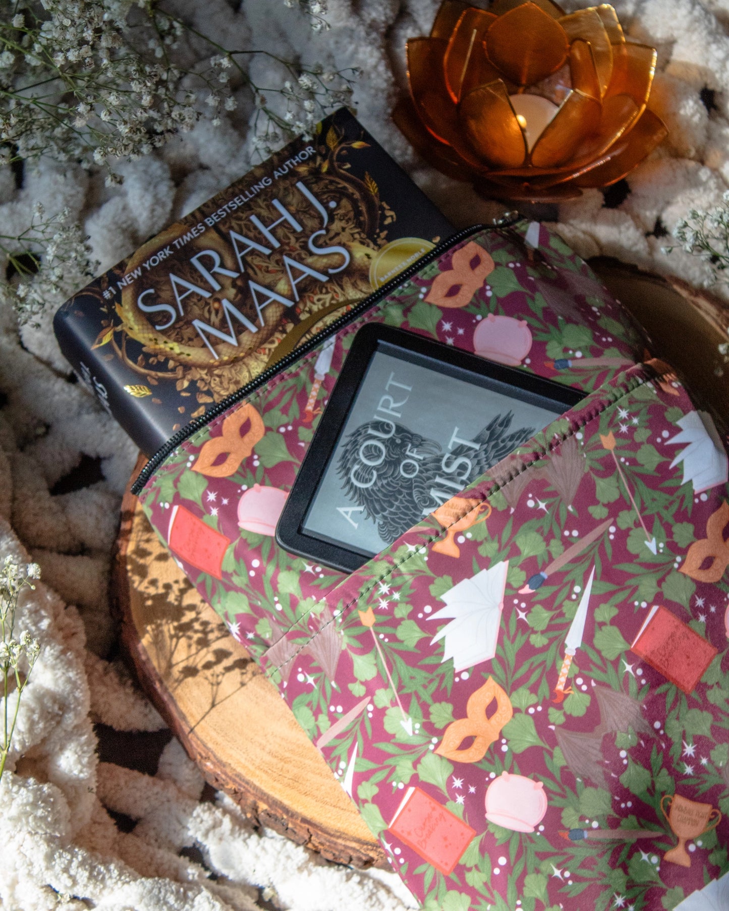Book & Tablet Sleeve in ACOTAR