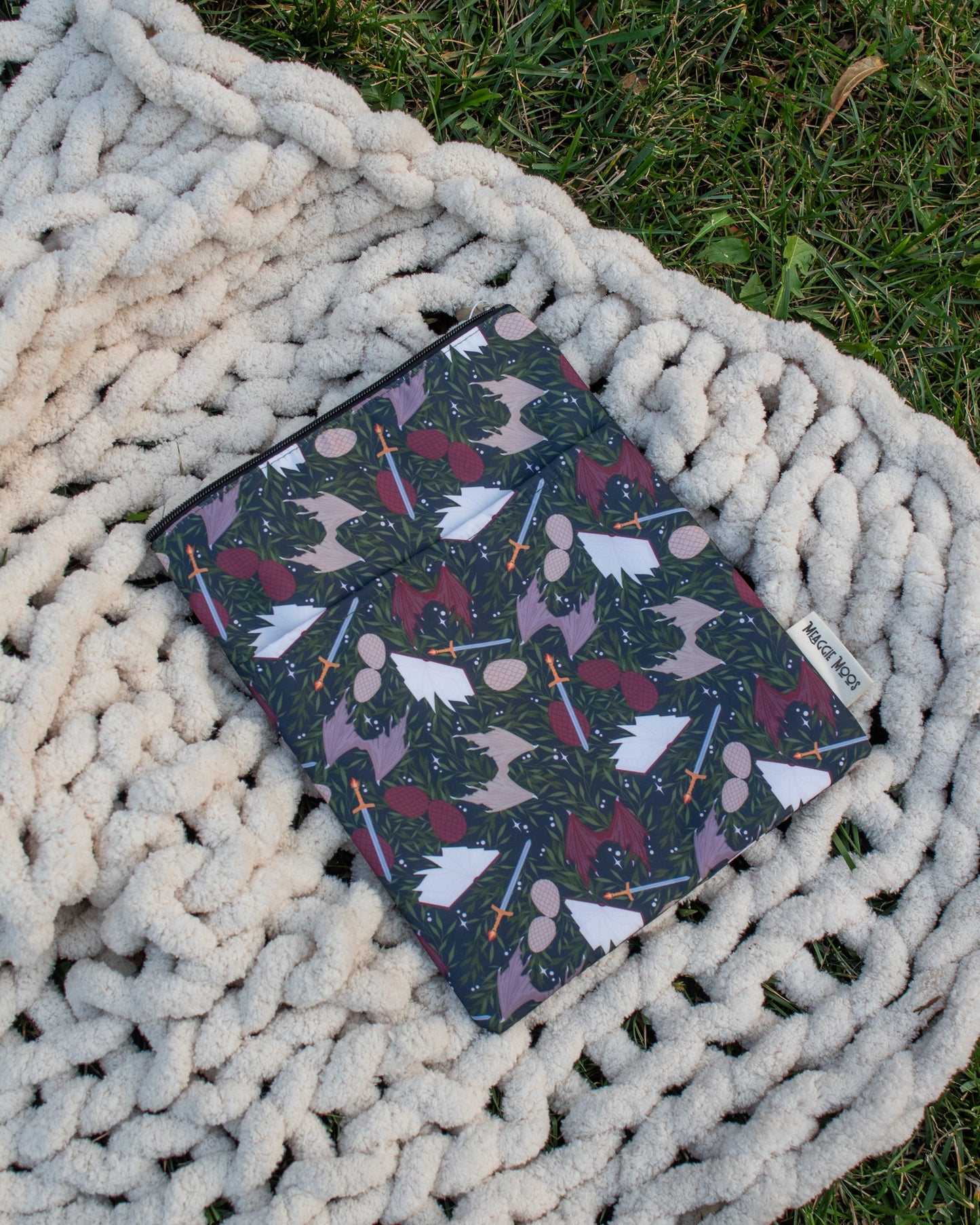 Book & Tablet Sleeve in Dragon's Den