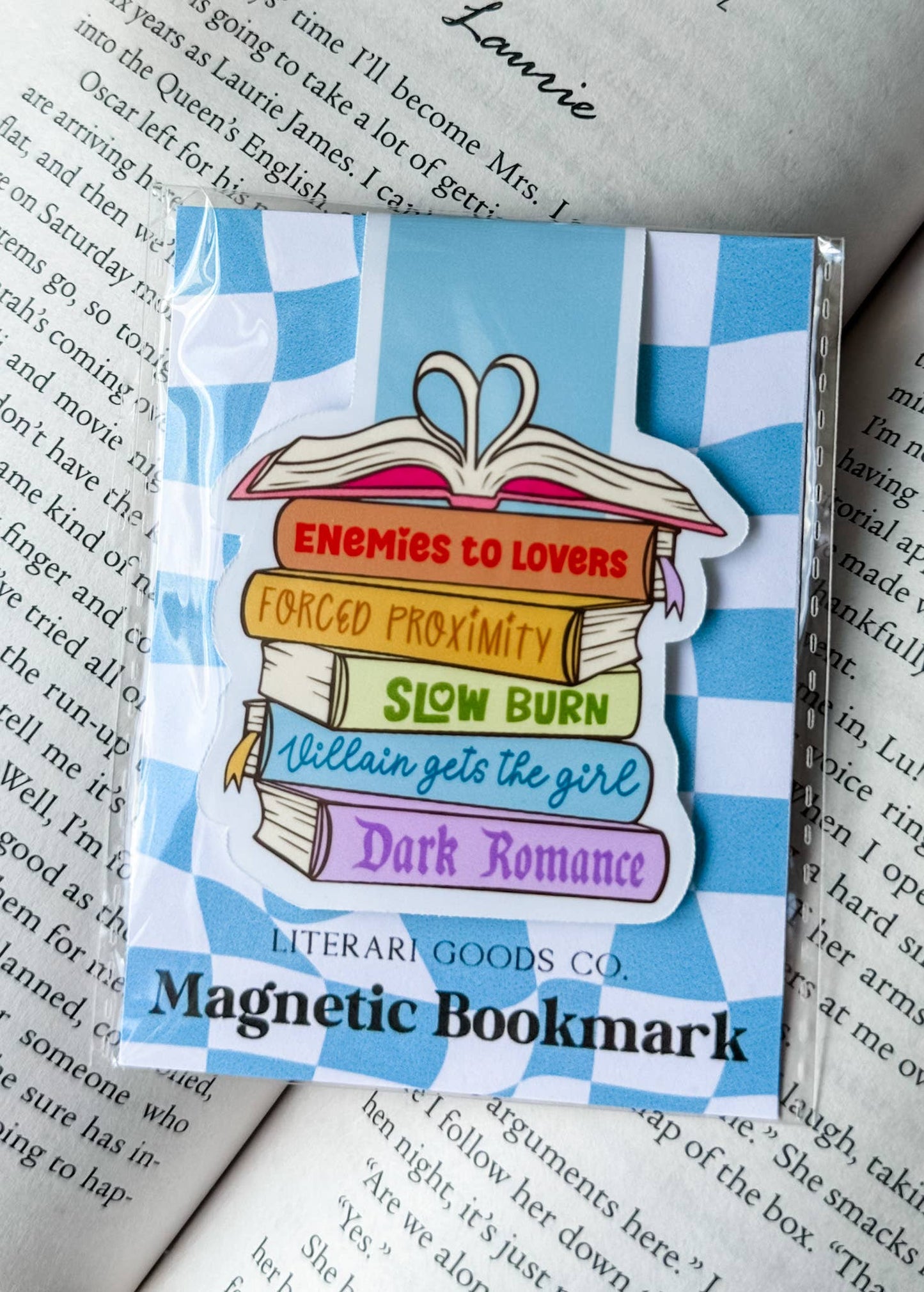Romance Book Trope Magnetic Bookmark