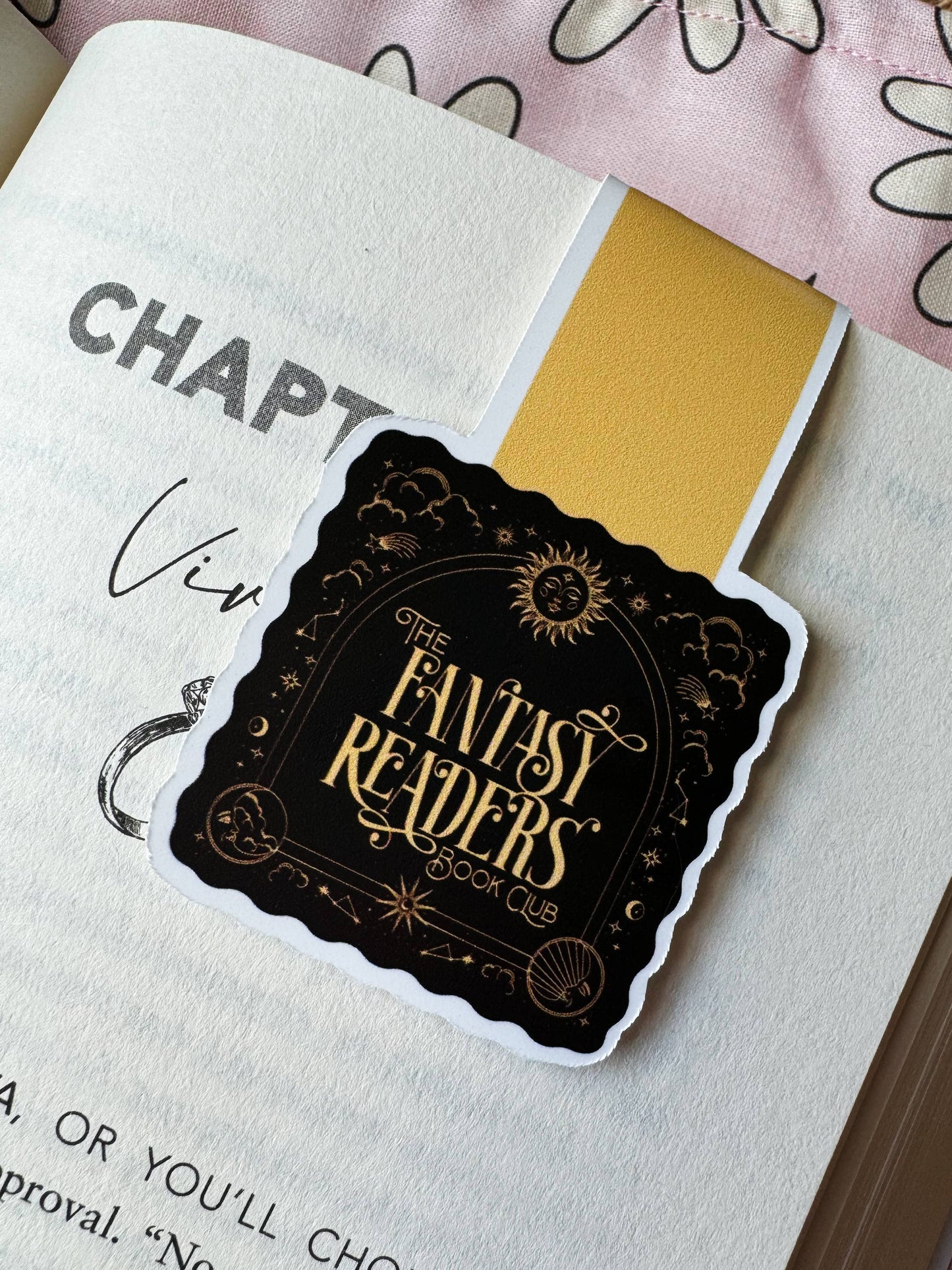 Fantasy Reader's Books Club Magnetic Bookmark