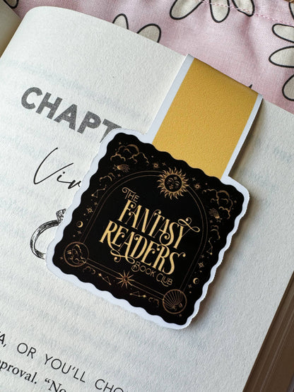 Fantasy Reader's Books Club Magnetic Bookmark