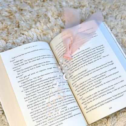 Celestial Moon Acrylic Bookmark