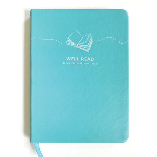Well Read Reading Journal in Blue
