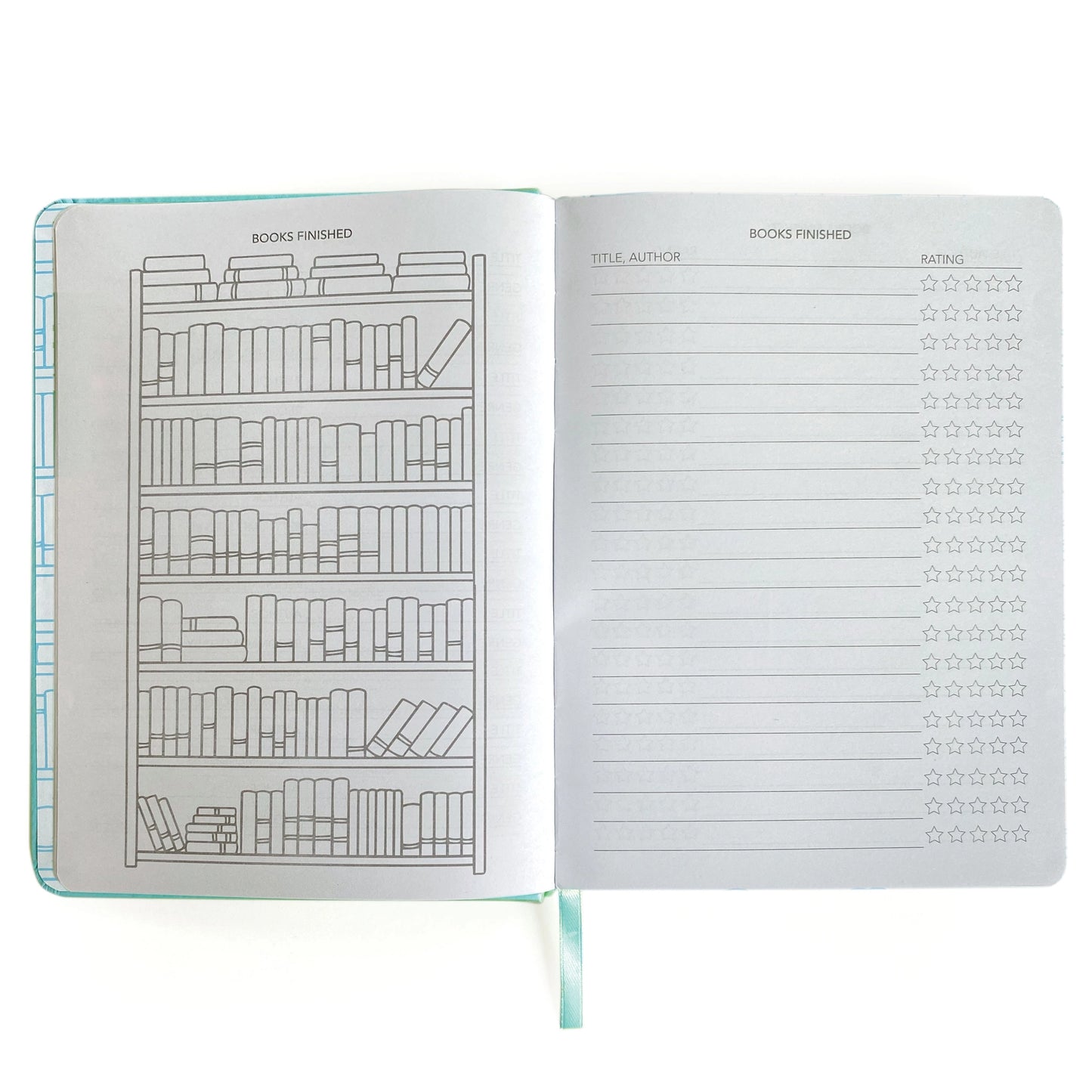 Well Read Reading Journal in Blue