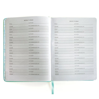 Well Read Reading Journal in Blue