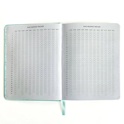 Well Read Reading Journal in Blue