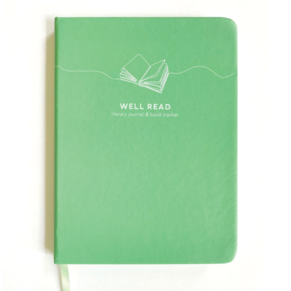 Well Read Reading Journal in Green