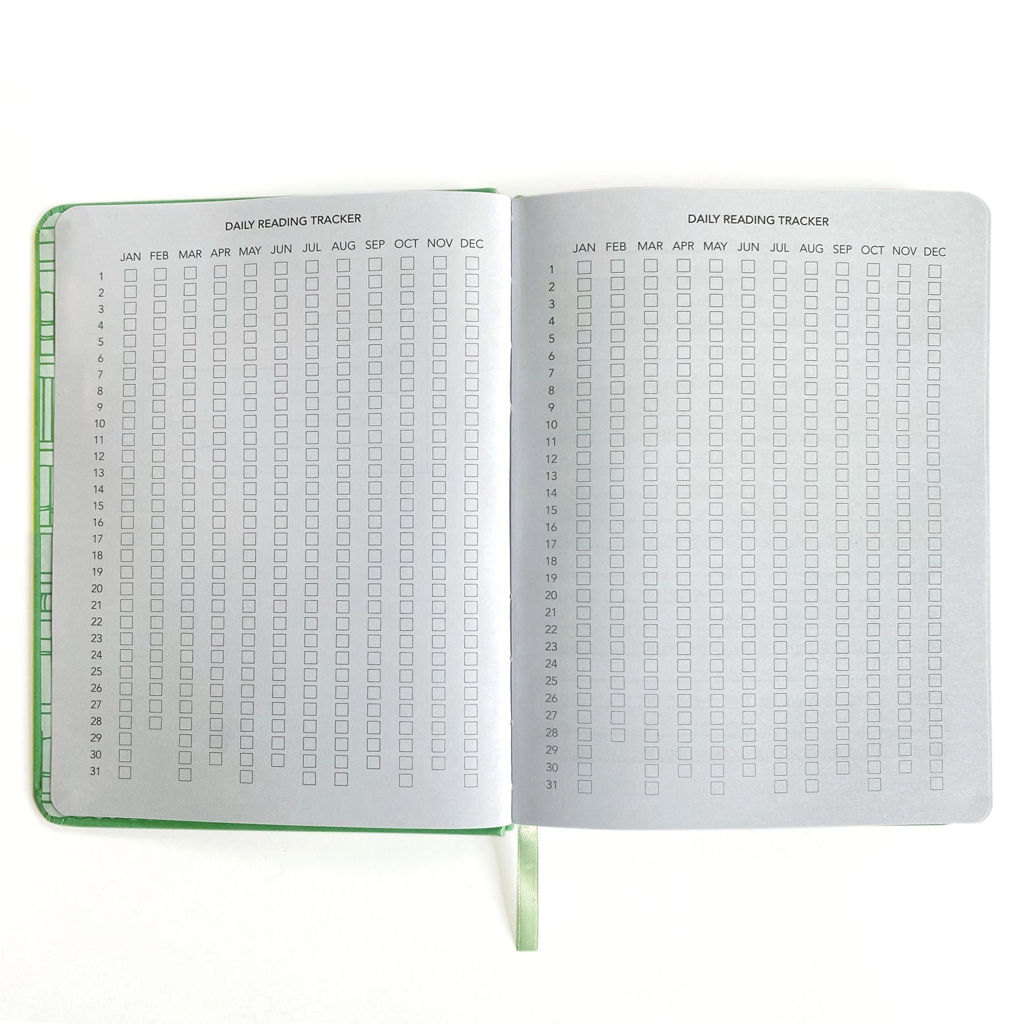 Well Read Reading Journal in Green