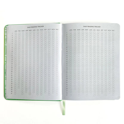 Well Read Reading Journal in Green