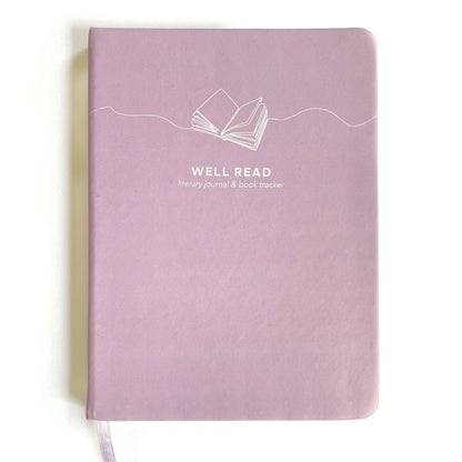 Well Read Reading Journal in Lavender