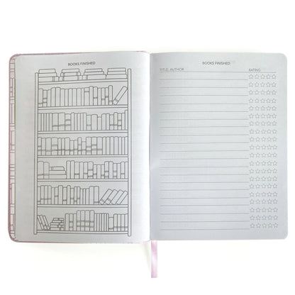 Well Read Reading Journal in Lavender