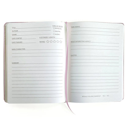 Well Read Reading Journal in Lavender
