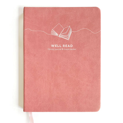 Well Read Reading Journal in Pink