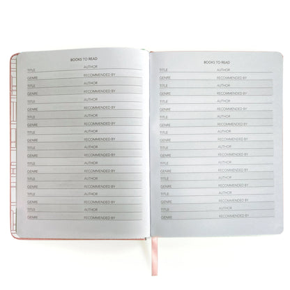 Well Read Reading Journal in Pink