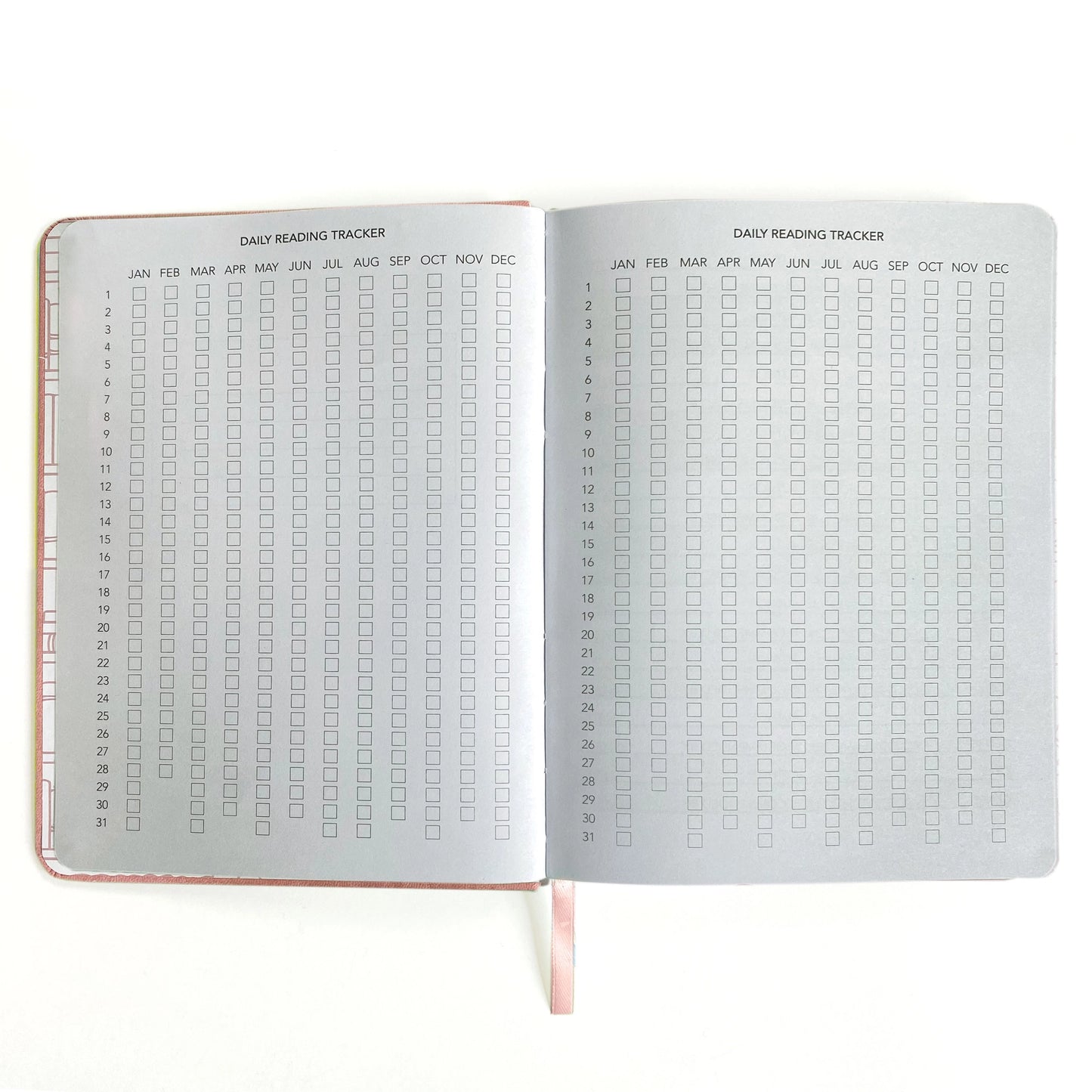 Well Read Reading Journal in Pink