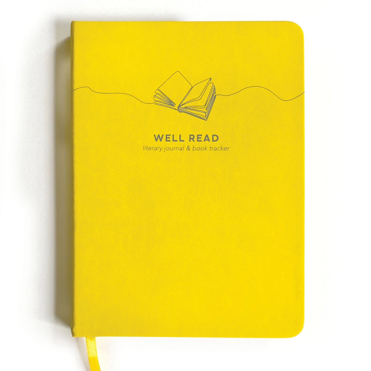 Well Read Reading Journal in Yellow