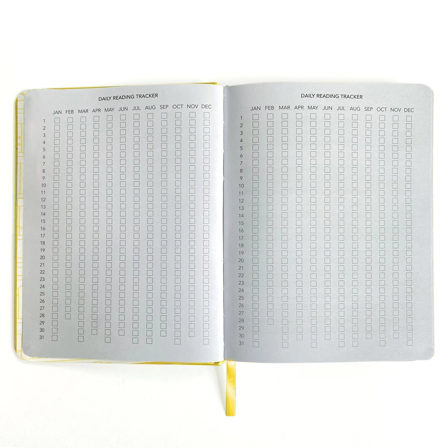 Well Read Reading Journal in Yellow
