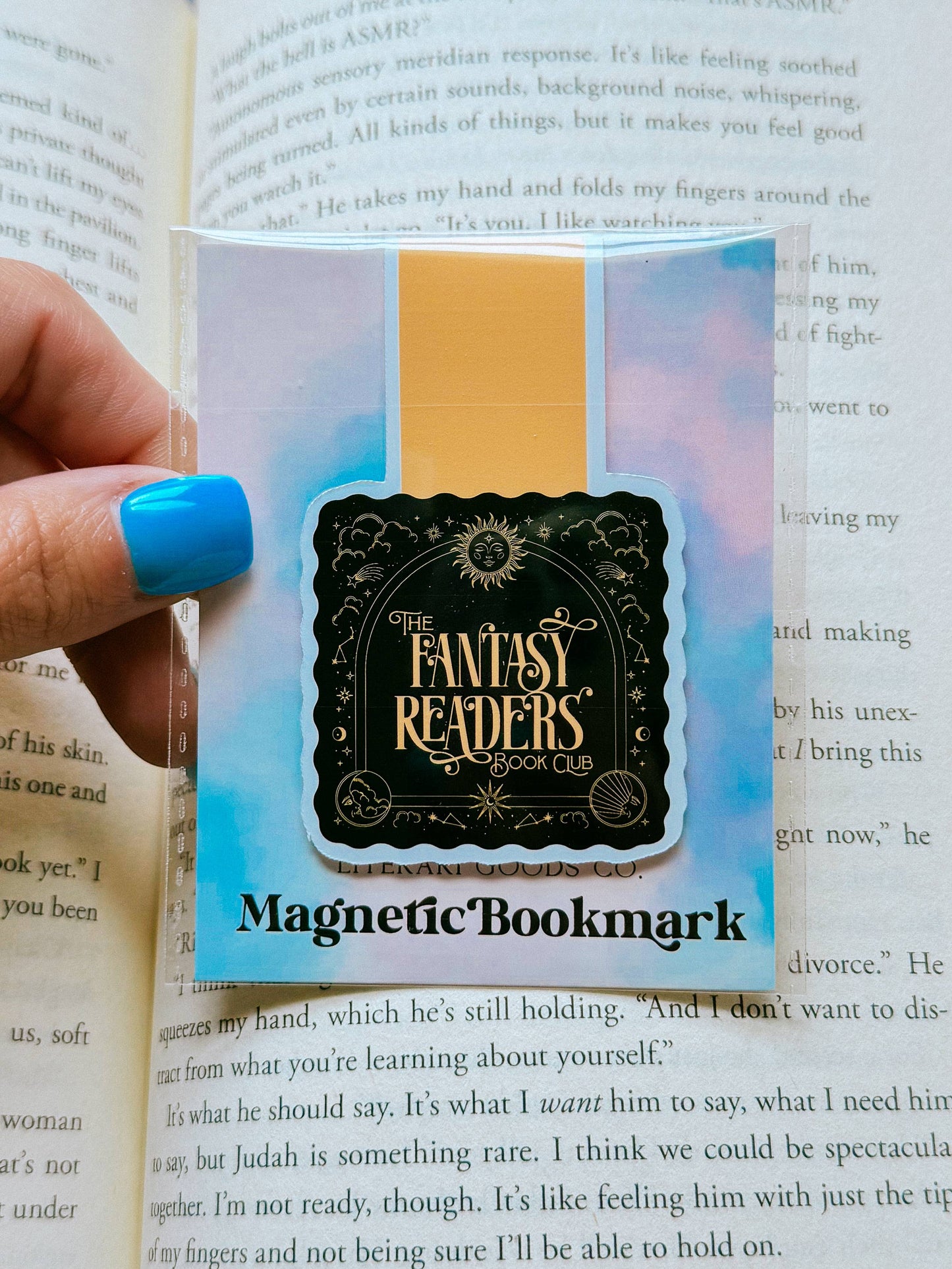 Fantasy Reader's Books Club Magnetic Bookmark