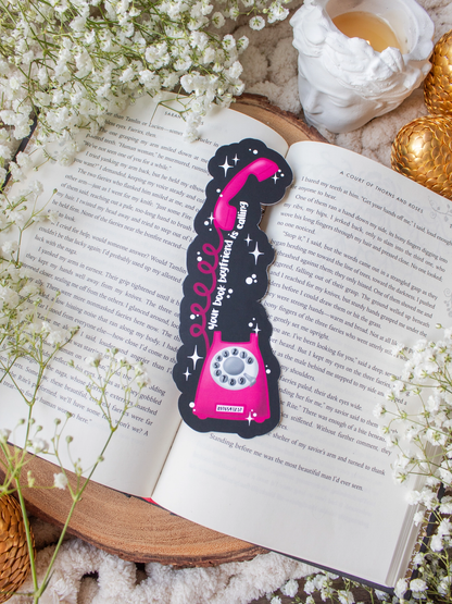 Book Boyfriend Calling Bookmark