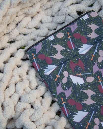 Book & Tablet Sleeve in Dragon's Den