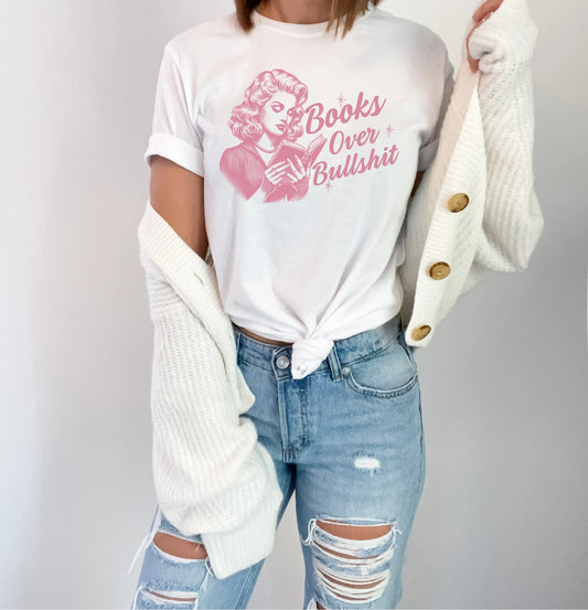 Books Over Bullshit Tshirt