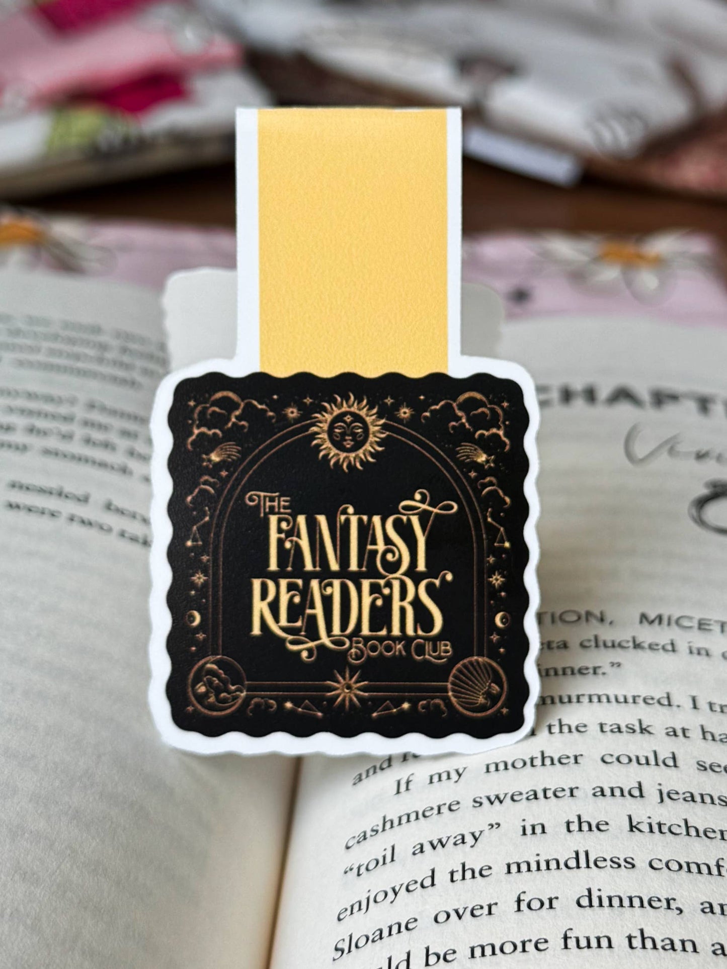 Fantasy Reader's Books Club Magnetic Bookmark