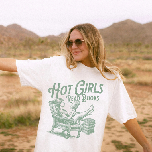 Hot Girls Read Books Tshirt