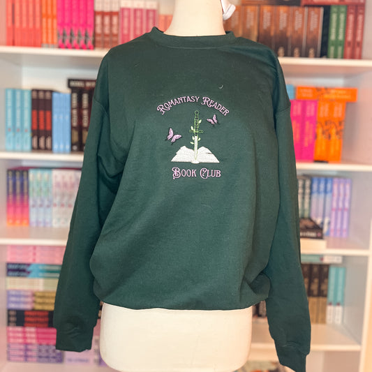 Romantasy Reader Book Club Embroidered Sweatshirt